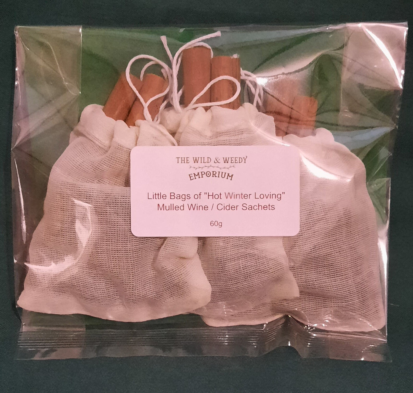 Organic Hot Winter Loving Mulled Wine/Cider sachets x3