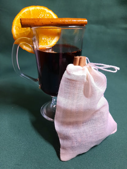 Organic Hot Winter Loving Mulled Wine/Cider sachets x3