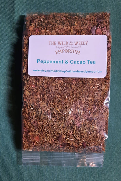 Organic Peppermint and Cacao Tea (loose/teabags)